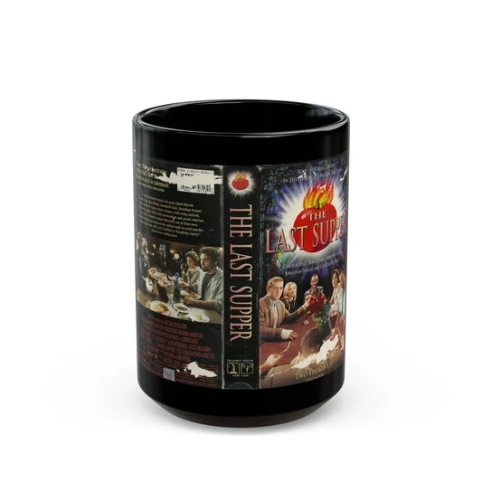 THE LAST SUPPER (VHS COVER) - Black Coffee Mug-15oz-Go Mug Yourself