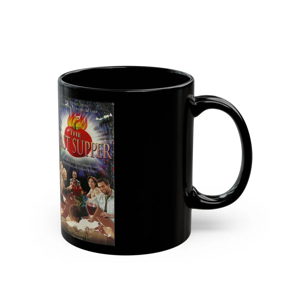 THE LAST SUPPER (VHS COVER) - Black Coffee Mug-Go Mug Yourself