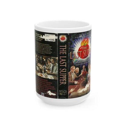 THE LAST SUPPER (VHS COVER) - White Coffee Mug-15oz-Go Mug Yourself