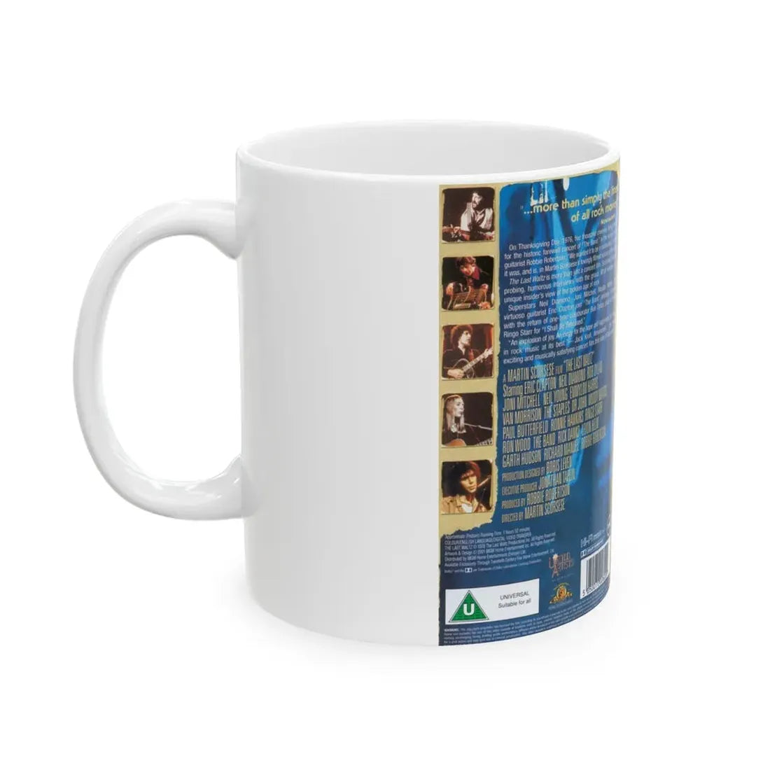 THE LAST WALTZ (VHS COVER) - White Coffee Mug - Go Mug Yourself