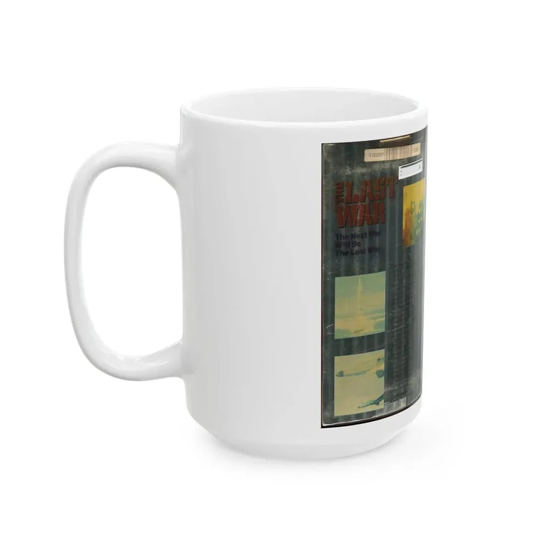 THE LAST WAR (VHS COVER) - White Coffee Mug - Go Mug Yourself