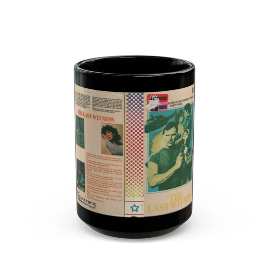 THE LAST WITNESS (VHS COVER) - Black Coffee Mug 15oz - Go Mug Yourself