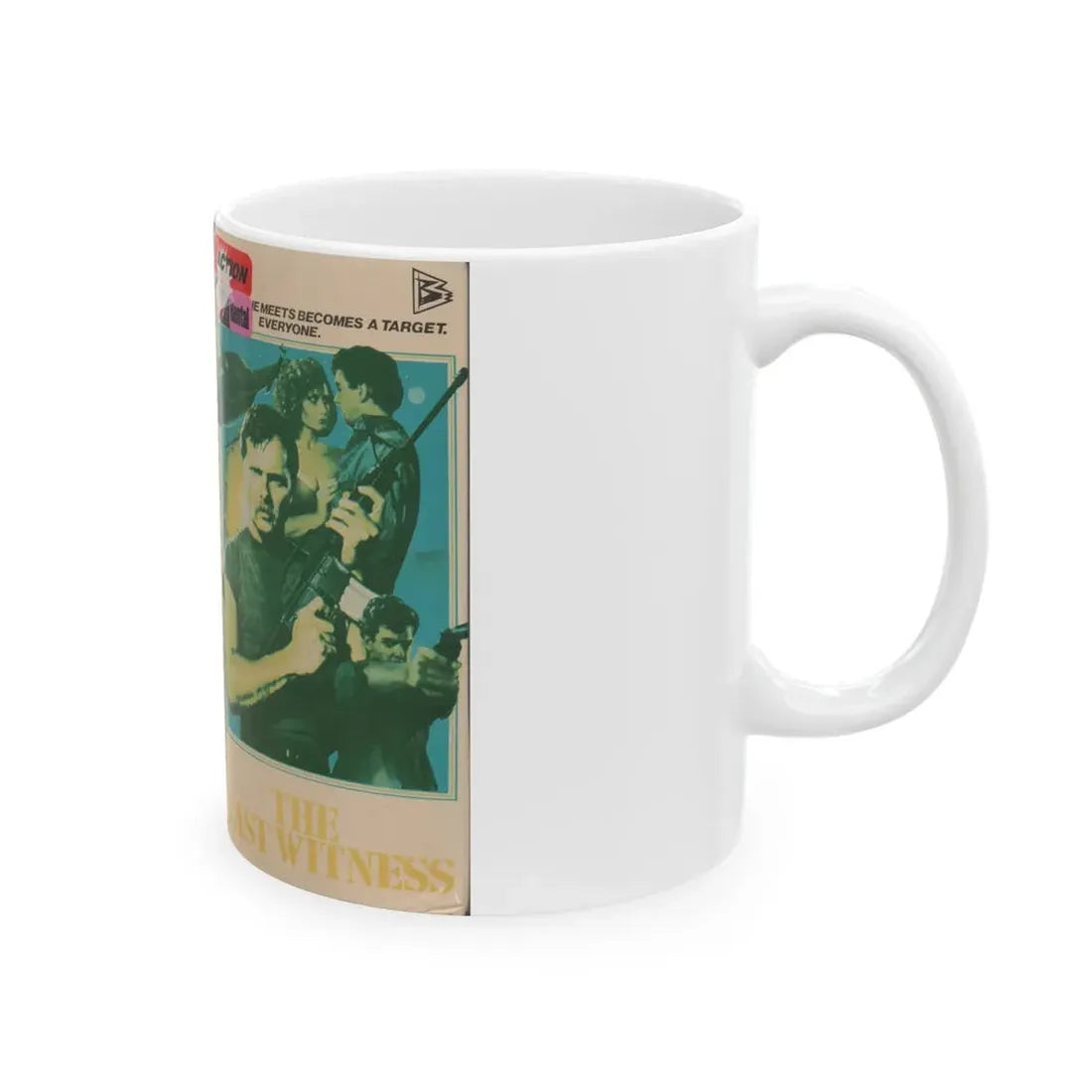 THE LAST WITNESS (VHS COVER) - White Coffee Mug - Go Mug Yourself