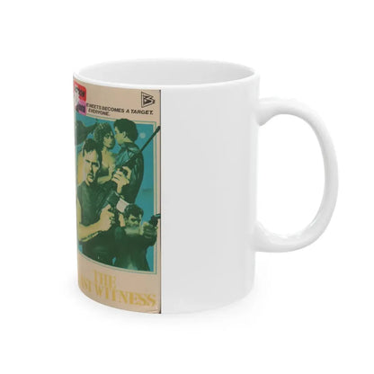 THE LAST WITNESS (VHS COVER) - White Coffee Mug - Go Mug Yourself