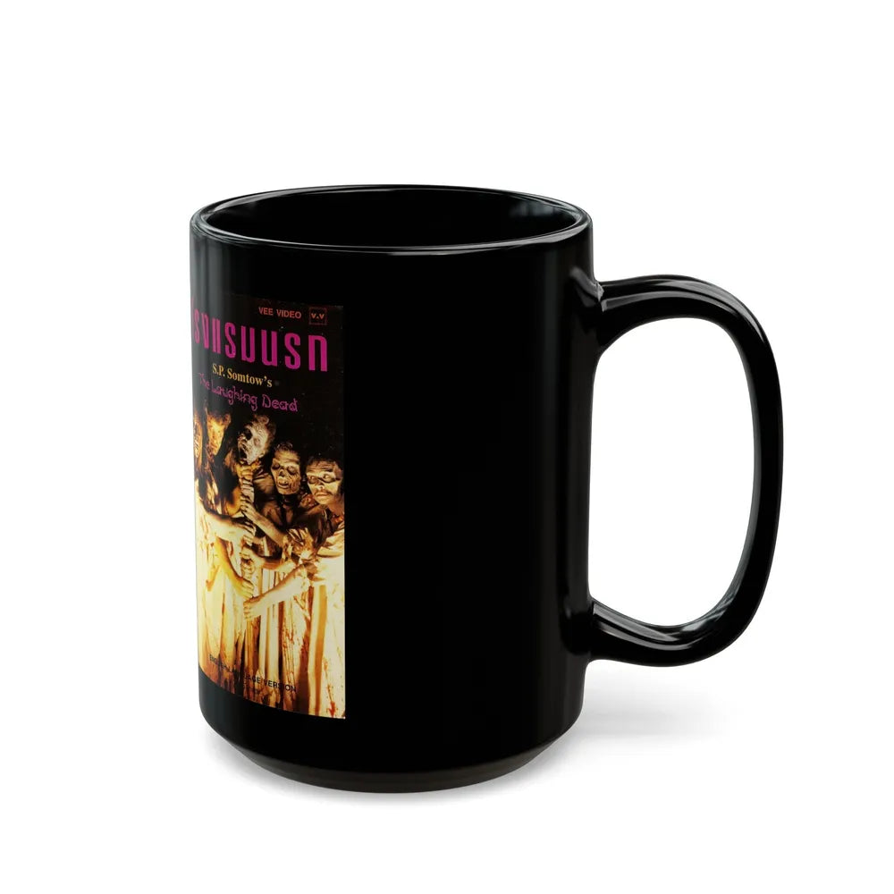 THE LAUGHING DEAD (VHS COVER) - Black Coffee Mug-Go Mug Yourself