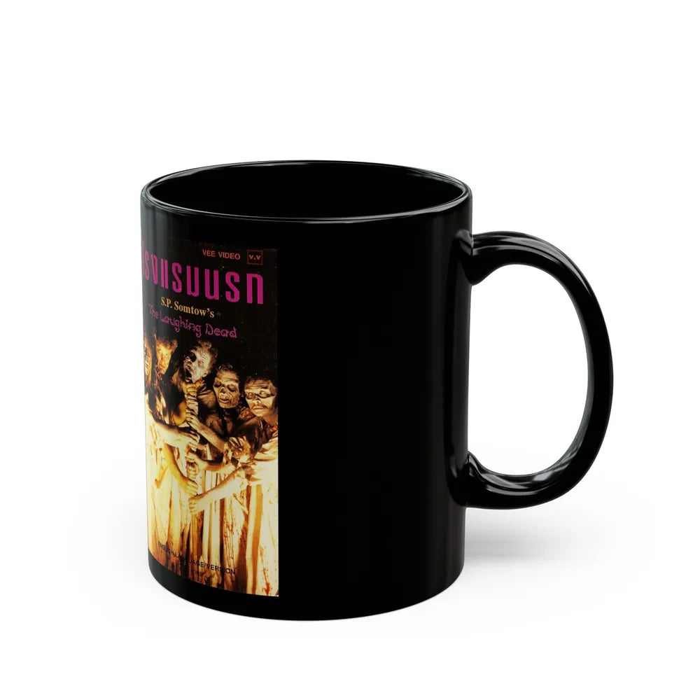 THE LAUGHING DEAD (VHS COVER) - Black Coffee Mug-Go Mug Yourself