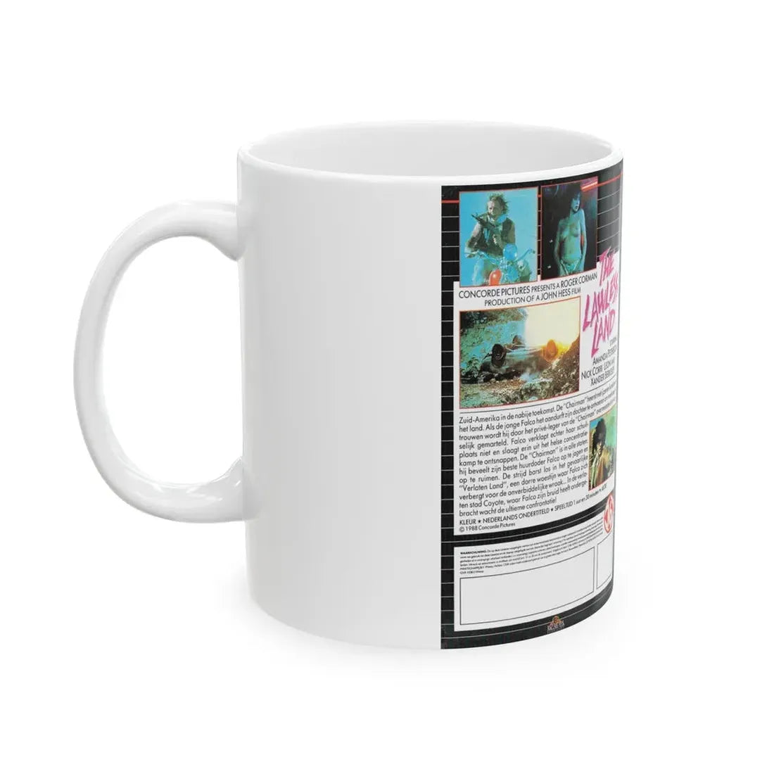 THE LAWLESS LAND MGM (VHS COVER) - White Coffee Mug - Go Mug Yourself
