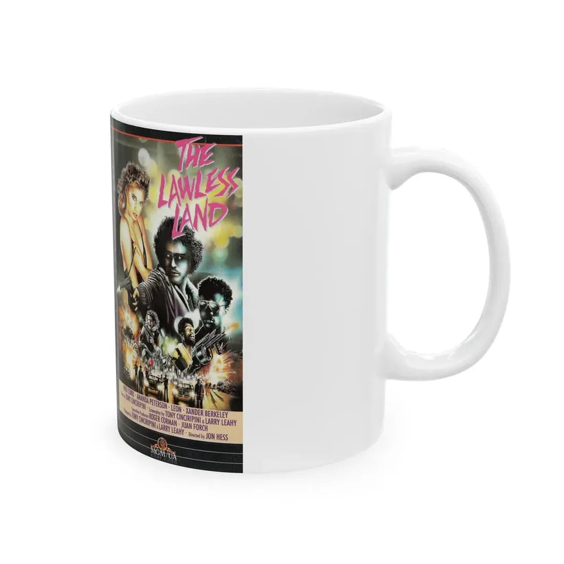 THE LAWLESS LAND MGM (VHS COVER) - White Coffee Mug - Go Mug Yourself