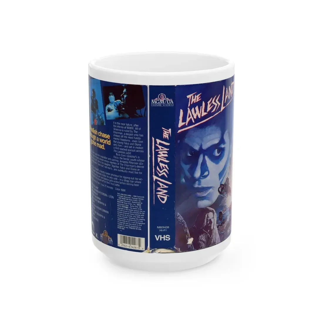 THE LAWLESS LAND (VHS COVER) - White Coffee Mug 15oz - Go Mug Yourself