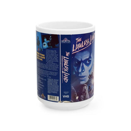 THE LAWLESS LAND (VHS COVER) - White Coffee Mug 15oz - Go Mug Yourself