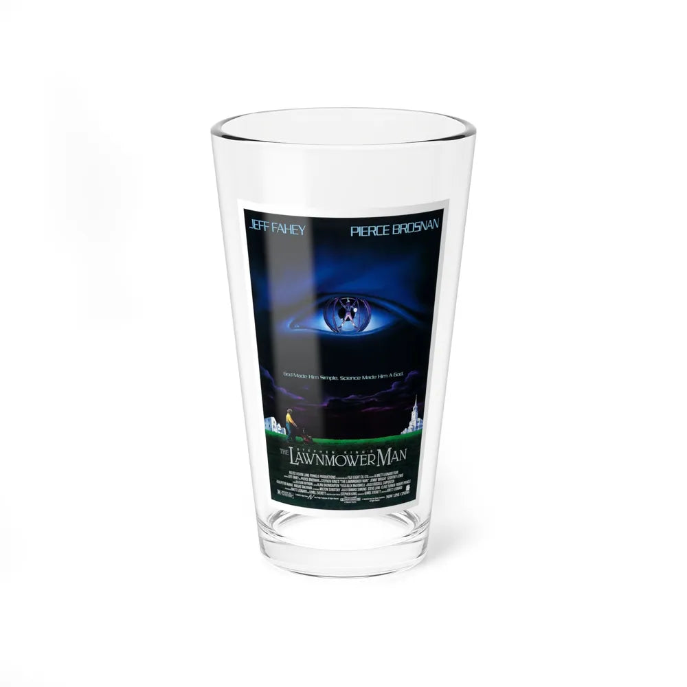 THE LAWNMOWER MAN 1992 Movie Poster - Pint Glass 16oz-16oz-Go Mug Yourself