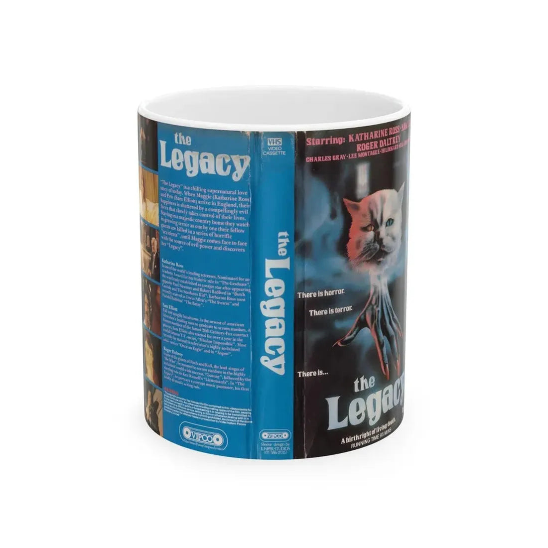 THE LEGACY (VHS COVER) - White Coffee Mug 11oz - Go Mug Yourself