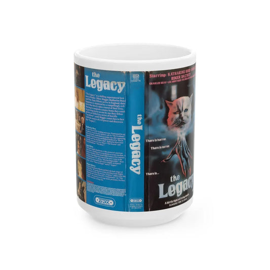 THE LEGACY (VHS COVER) - White Coffee Mug-15oz-Go Mug Yourself