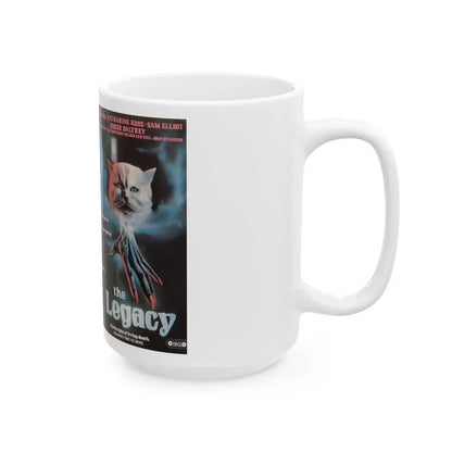 THE LEGACY (VHS COVER) - White Coffee Mug - Go Mug Yourself