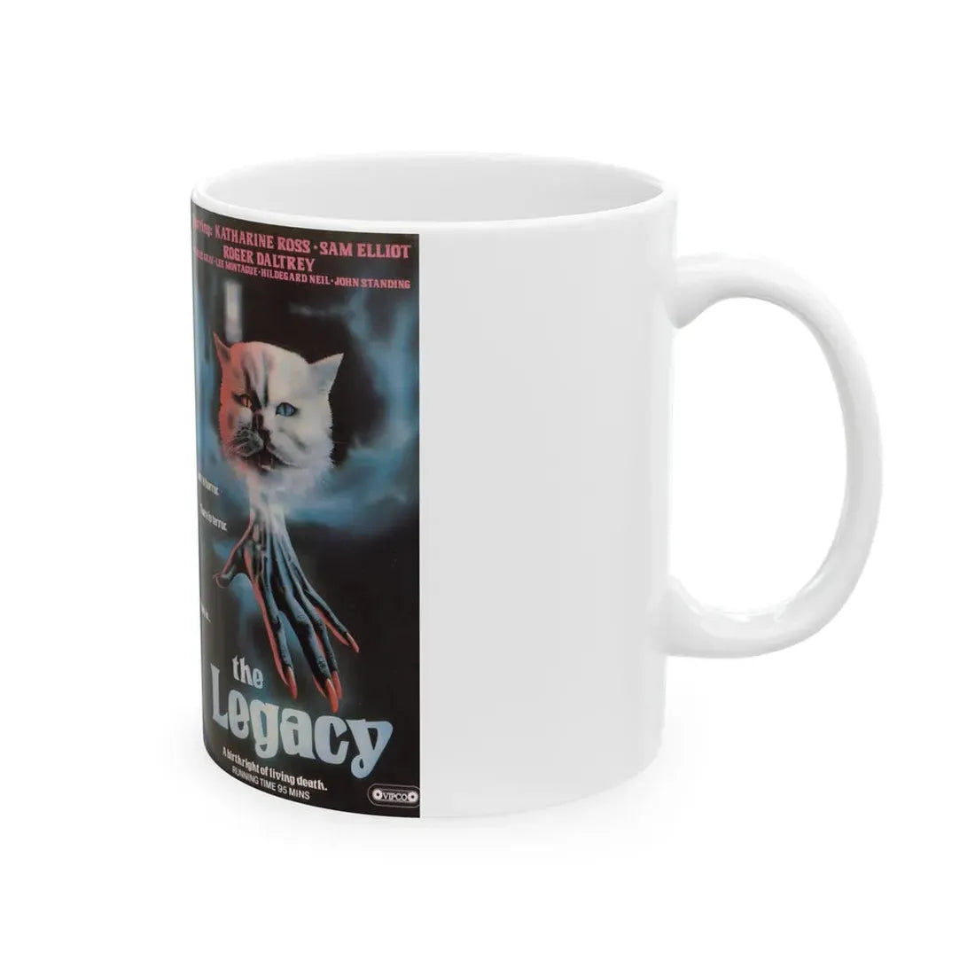 THE LEGACY VIPCO (VHS COVER) - White Coffee Mug - Go Mug Yourself