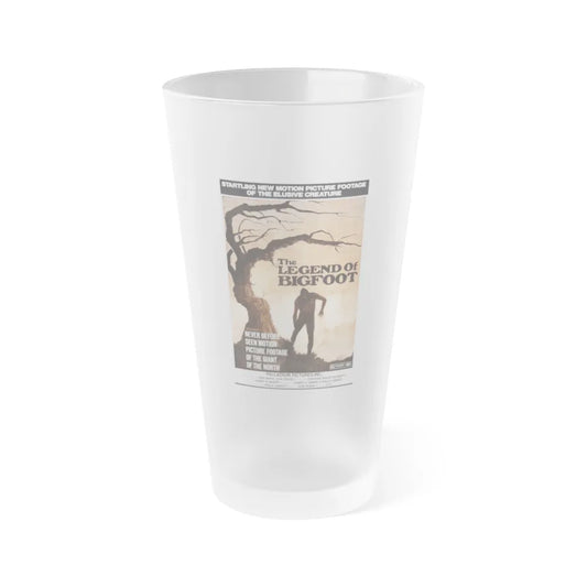 THE LEGEND OF BIGFOOT 1975 Movie Poster - Frosted Pint Glass 16oz-16oz-Frosted-Go Mug Yourself