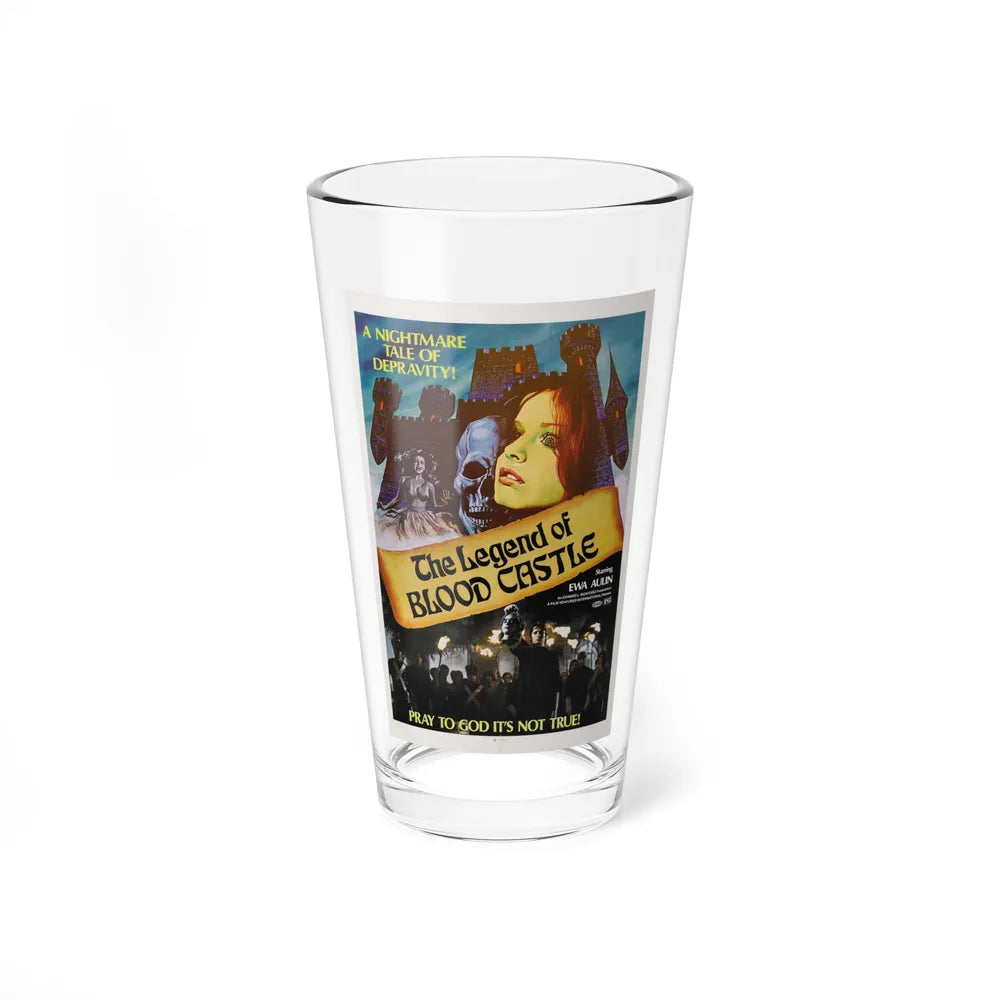 THE LEGEND OF BLOOD CASTLE 1973 Movie Poster - Pint Glass 16oz-16oz-Go Mug Yourself