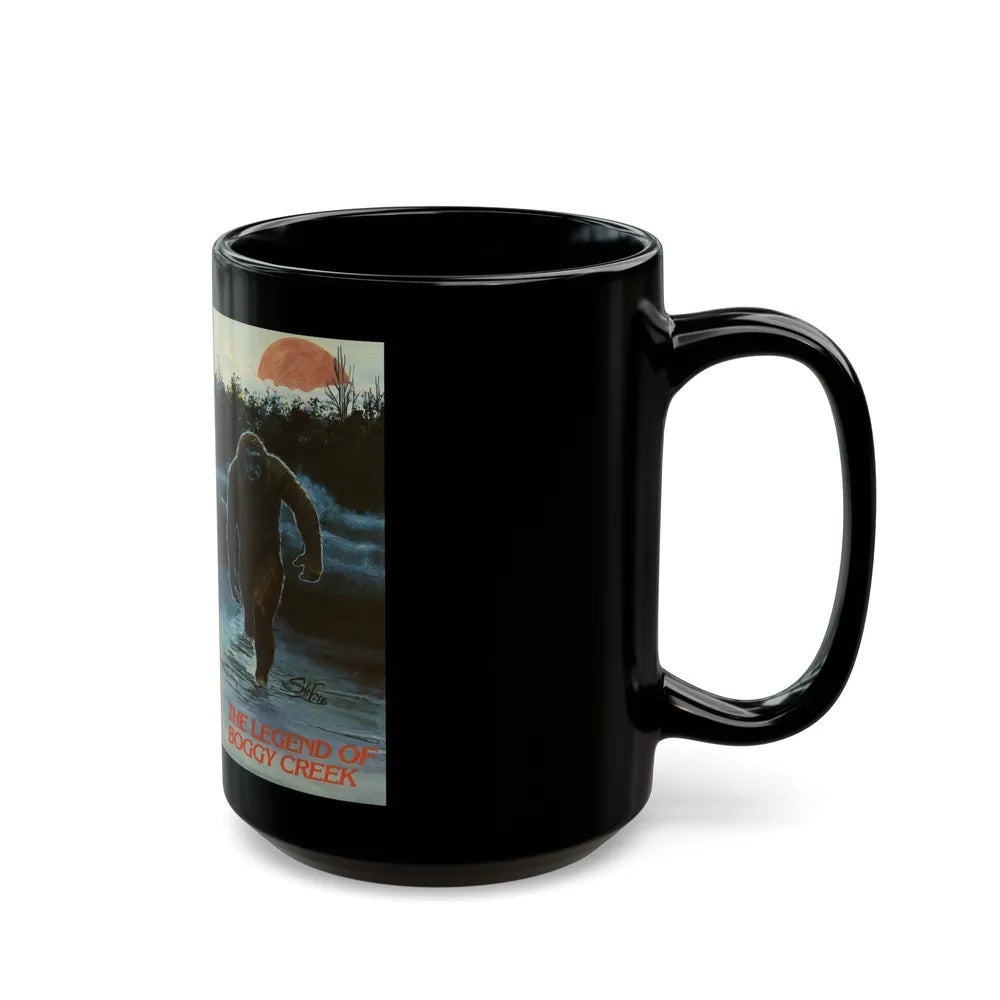 THE LEGEND OF BOGGY CREEK (VHS COVER) - Black Coffee Mug-Go Mug Yourself