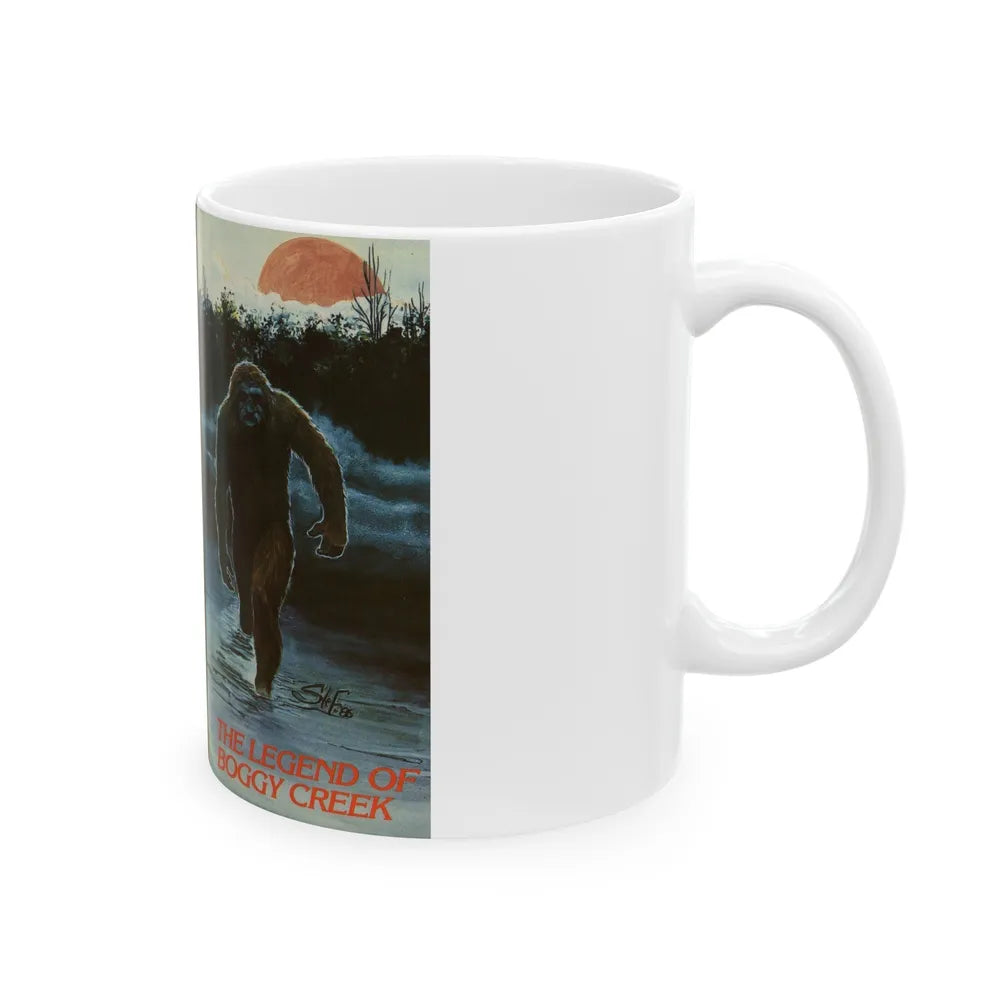 THE LEGEND OF BOGGY CREEK (VHS COVER) - White Coffee Mug-Go Mug Yourself