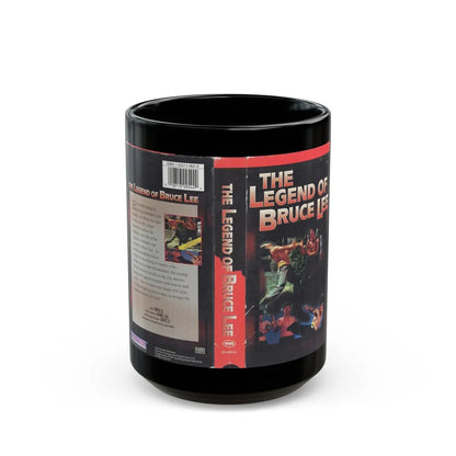 THE LEGEND OF BRUCE LEE (VHS COVER) - Black Coffee Mug-15oz-Go Mug Yourself