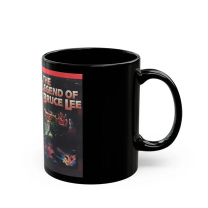 THE LEGEND OF BRUCE LEE (VHS COVER) - Black Coffee Mug - Go Mug Yourself