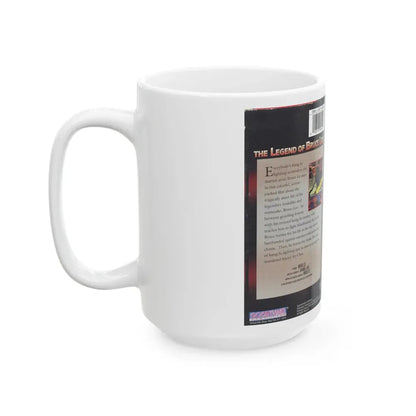 THE LEGEND OF BRUCE LEE (VHS COVER) - White Coffee Mug - Go Mug Yourself