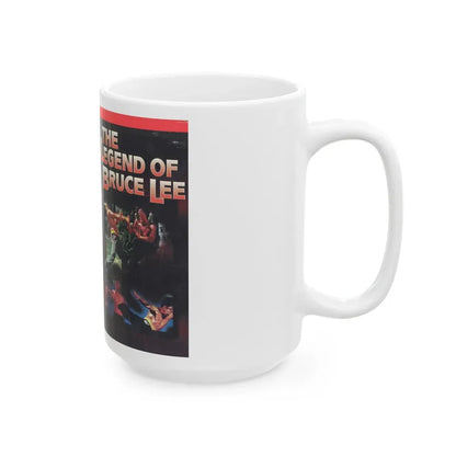 THE LEGEND OF BRUCE LEE (VHS COVER) - White Coffee Mug - Go Mug Yourself