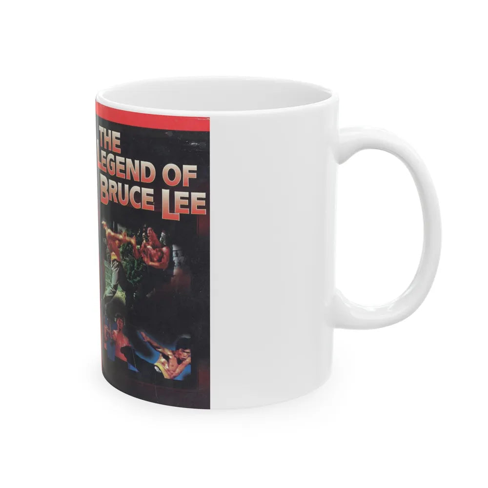 THE LEGEND OF BRUCE LEE (VHS COVER) - White Coffee Mug-Go Mug Yourself