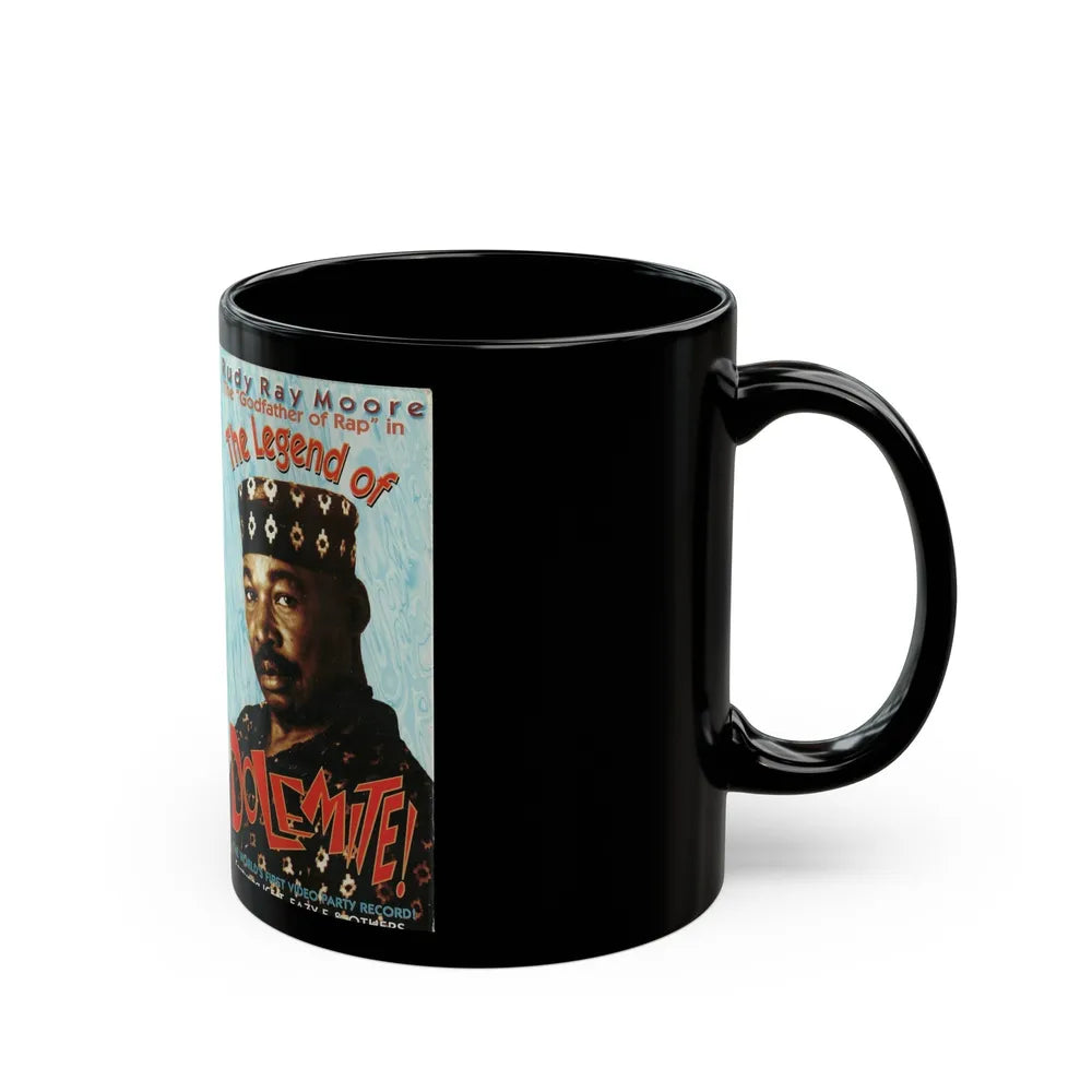 THE LEGEND OF DOLEMITE (VHS COVER) - Black Coffee Mug-Go Mug Yourself