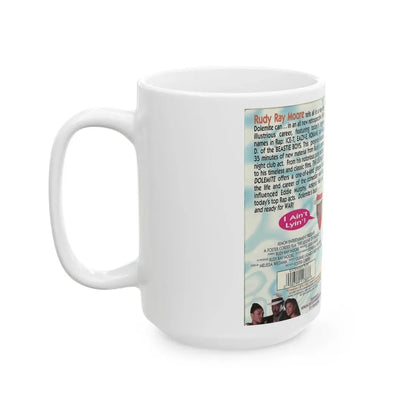 THE LEGEND OF DOLEMITE (VHS COVER) - White Coffee Mug - Go Mug Yourself