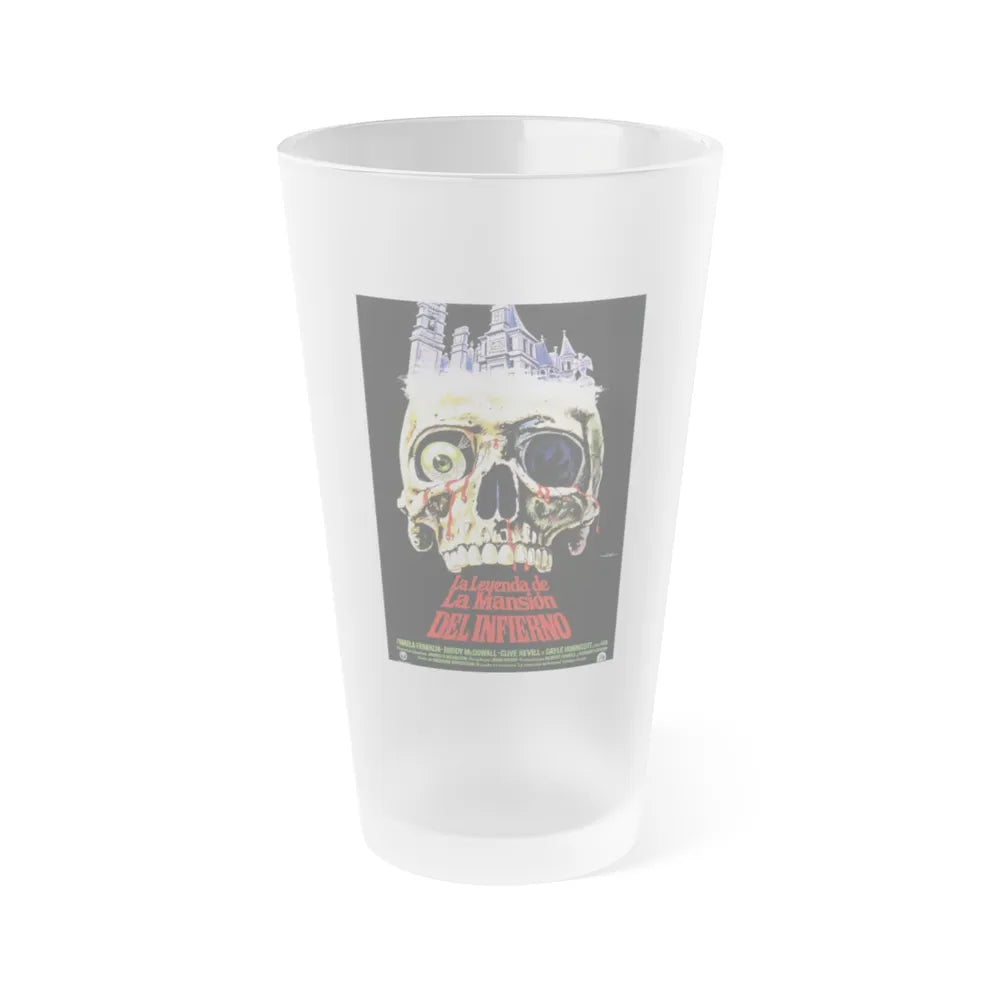 THE LEGEND OF HELL HOUSE (2) 1973 Movie Poster - Frosted Pint Glass 16oz-16oz-Frosted-Go Mug Yourself