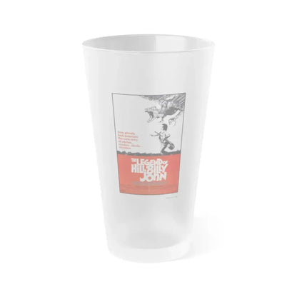 THE LEGEND OF HILLBILLY JOHN 1972 Movie Poster - Frosted Pint Glass 16oz 16oz Frosted - Go Mug Yourself
