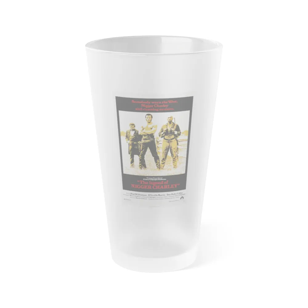 THE LEGEND OF NIGGER CHARLEY 1972 Movie Poster - Frosted Pint Glass 16oz-16oz-Frosted-Go Mug Yourself