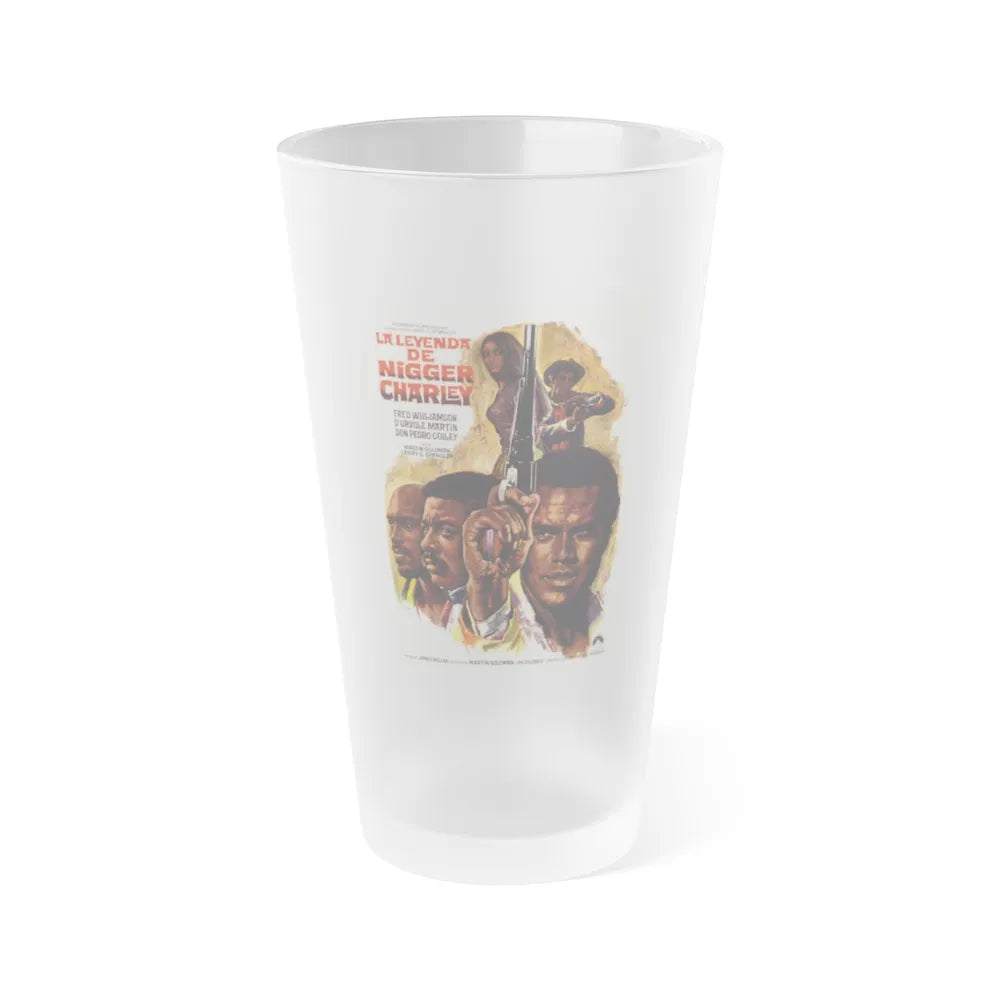 THE LEGEND OF NIGGER CHARLEY (2) 1972 Movie Poster - Frosted Pint Glass 16oz-16oz-Frosted-Go Mug Yourself