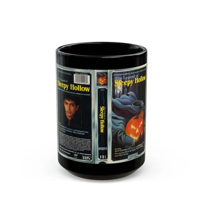 THE LEGEND OF SLEEPY HOLLOW (VHS COVER) - Black Coffee Mug 15oz - Go Mug Yourself