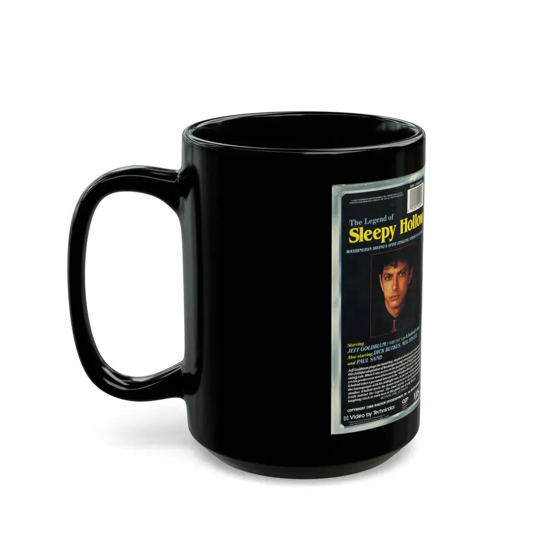 THE LEGEND OF SLEEPY HOLLOW (VHS COVER) - Black Coffee Mug - Go Mug Yourself