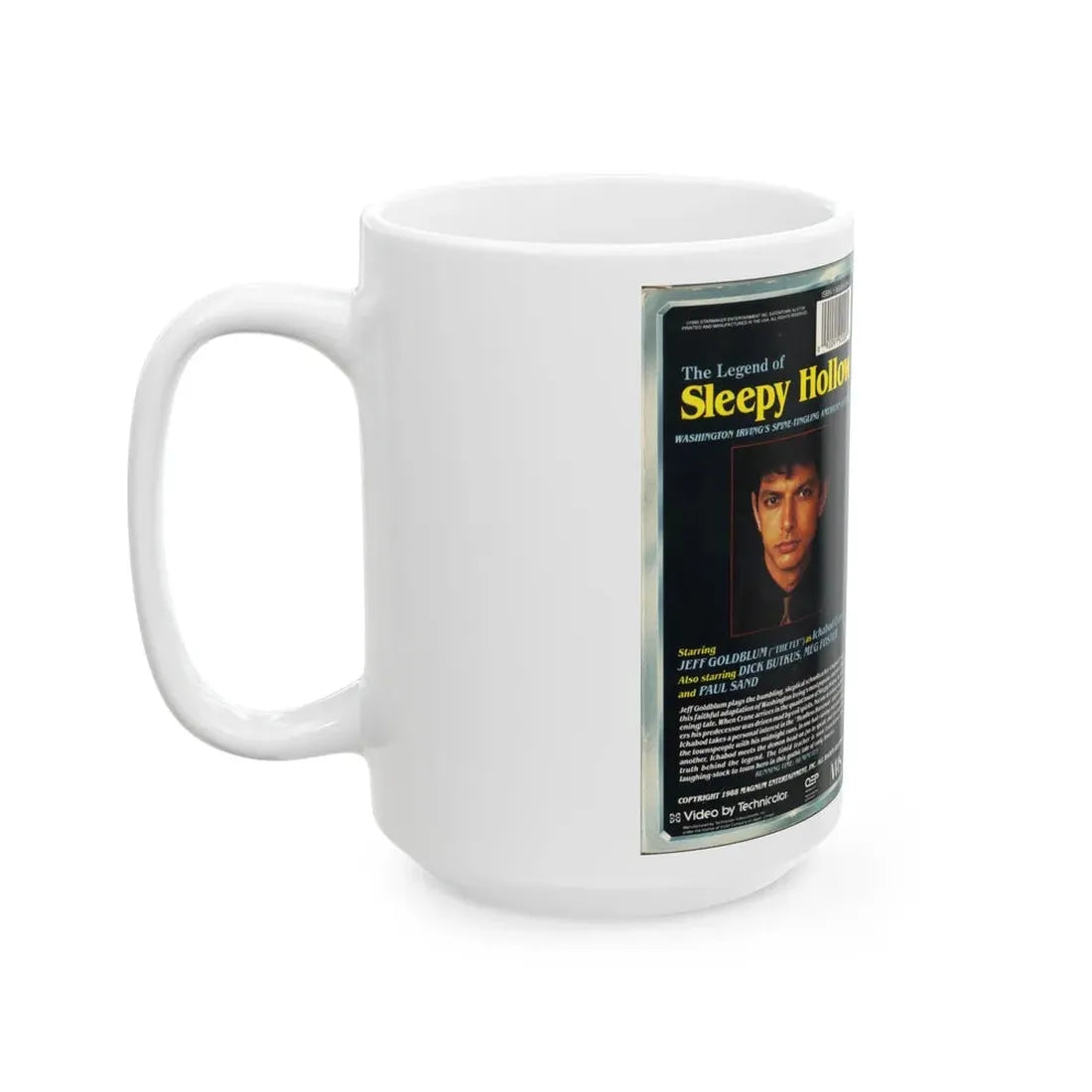 THE LEGEND OF SLEEPY HOLLOW (VHS COVER) - White Coffee Mug - Go Mug Yourself