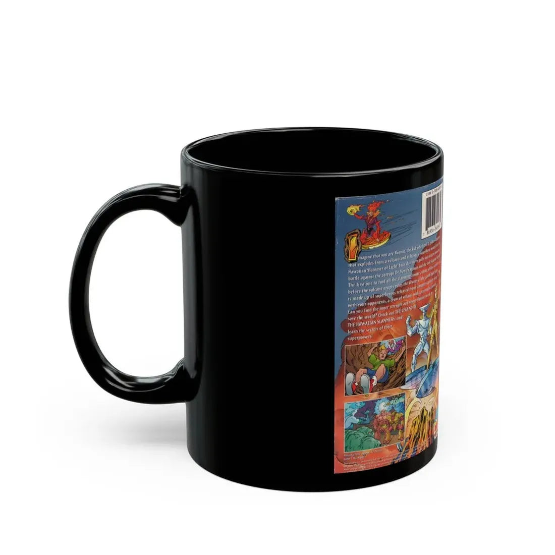 THE LEGEND OF THE HAWAIIAN SLAMMERS (VHS COVER) - Black Coffee Mug - Go Mug Yourself