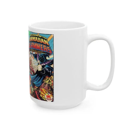 THE LEGEND OF THE HAWAIIAN SLAMMERS (VHS COVER) - White Coffee Mug - Go Mug Yourself