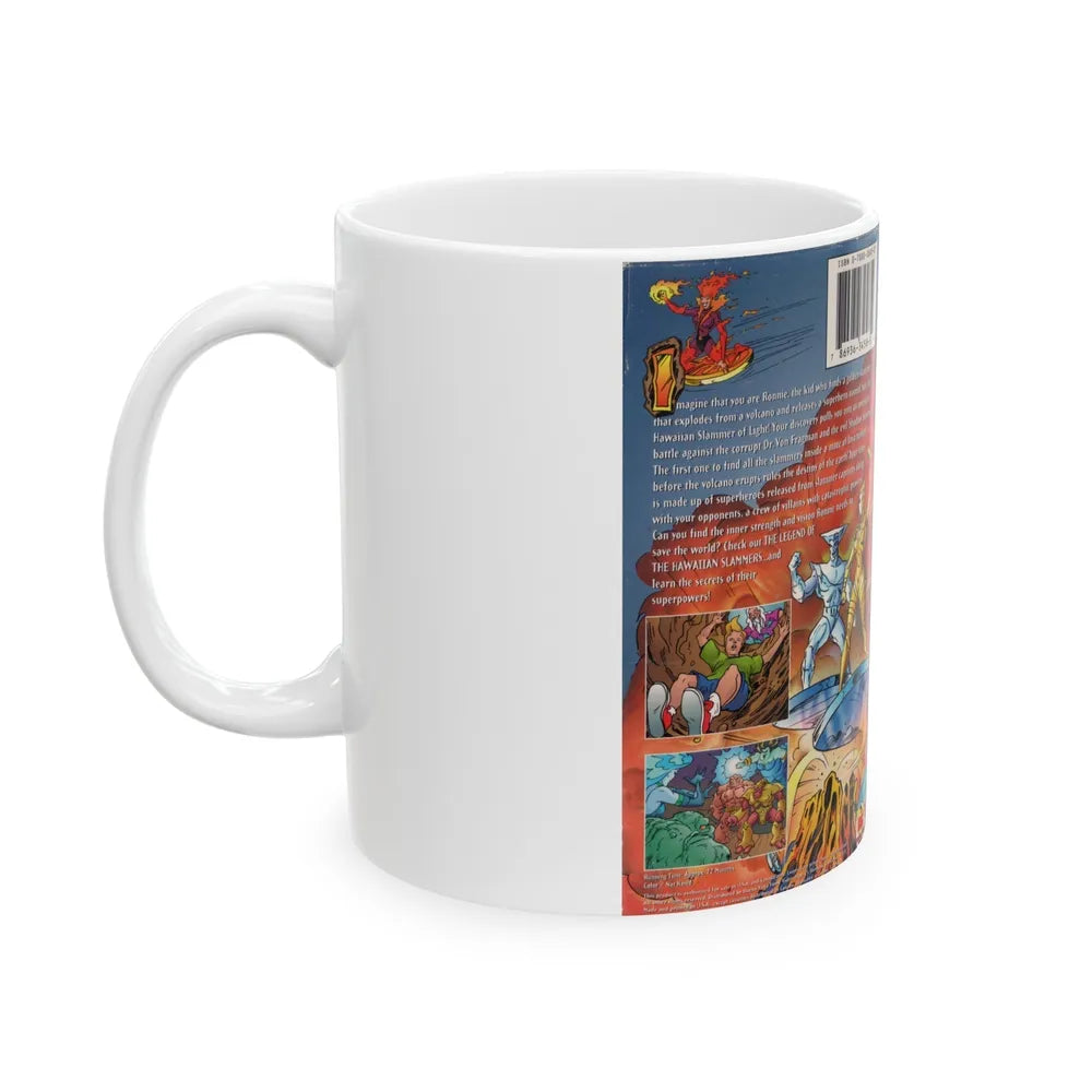 THE LEGEND OF THE HAWAIIAN SLAMMERS (VHS COVER) - White Coffee Mug-Go Mug Yourself