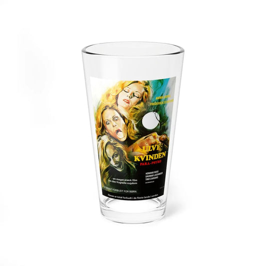 THE LEGEND OF THE WOLF WOMAN (DANISH) 1976 Movie Poster - Pint Glass 16oz-16oz-Go Mug Yourself