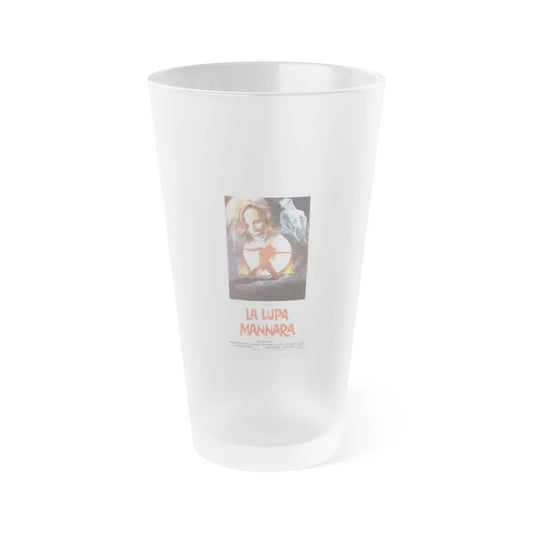 THE LEGEND OF THE WOLF WOMAN (ITALIAN) 1976 Movie Poster - Frosted Pint Glass 16oz-16oz-Frosted-Go Mug Yourself