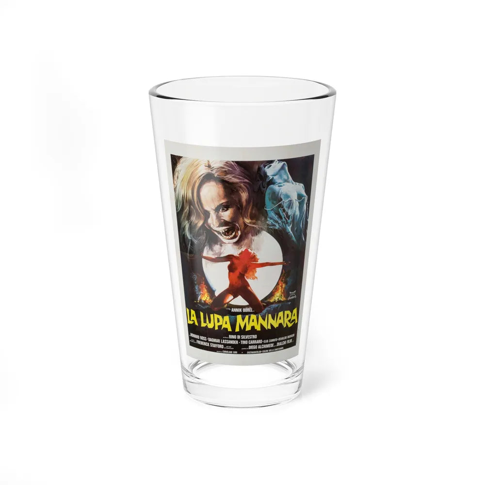 THE LEGEND OF THE WOLF WOMAN (ITALIAN) 3 1976 Movie Poster - Pint Glass 16oz-16oz-Go Mug Yourself