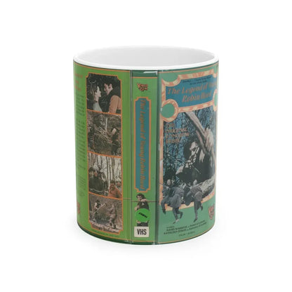 THE LEGEND OF YOUNG ROBIN HOOD (VHS COVER) - White Coffee Mug 11oz - Go Mug Yourself
