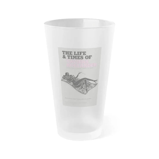 THE LIFE AND TIMES OF XAVIERA HOLLANDER 1974 Movie Poster - Frosted Pint Glass 16oz 16oz Frosted - Go Mug Yourself