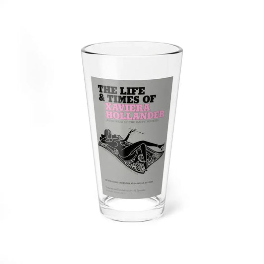 THE LIFE AND TIMES OF XAVIERA HOLLANDER 1974 Movie Poster - Pint Glass 16oz 16oz - Go Mug Yourself