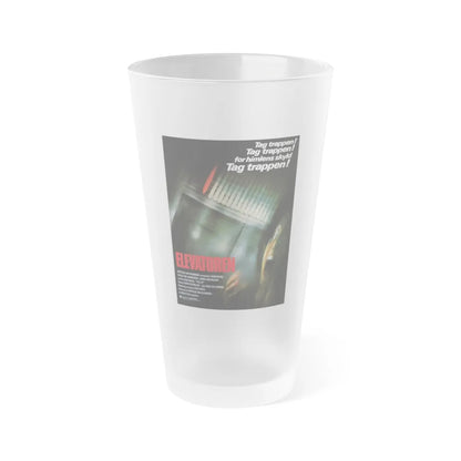 THE LIFT (DANISH) 1983 Movie Poster - Frosted Pint Glass 16oz-16oz-Frosted-Go Mug Yourself