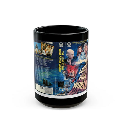 THE LIGHT AT THE EDGE OF THE WORLD (VHS COVER) - Black Coffee Mug-15oz-Go Mug Yourself