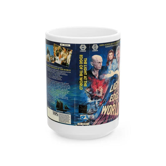 THE LIGHT AT THE EDGE OF THE WORLD (VHS COVER) - White Coffee Mug-15oz-Go Mug Yourself