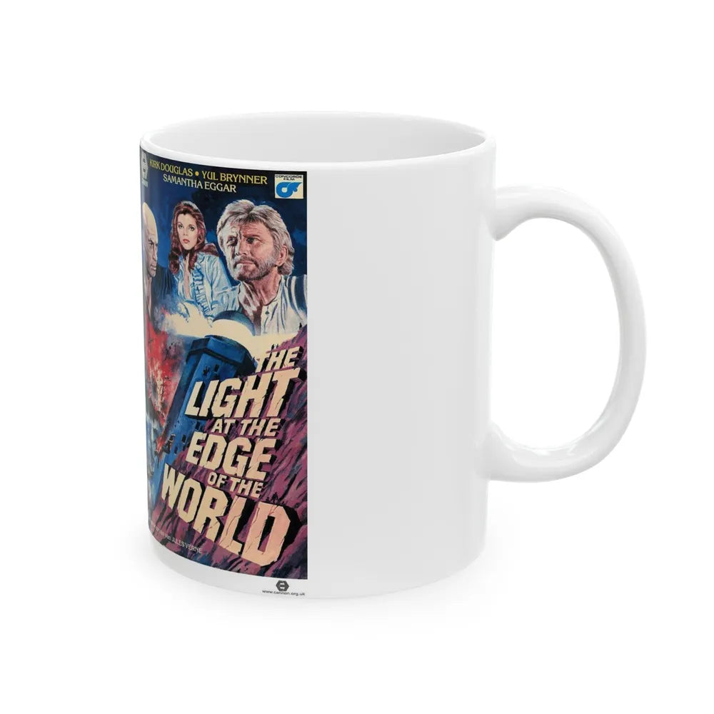 THE LIGHT AT THE EDGE OF THE WORLD (VHS COVER) - White Coffee Mug-Go Mug Yourself